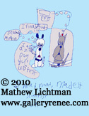 Little Dog With a Lot To Say in Mad Scientist, Comic Art for Sale, Artist Mathew Lichtman