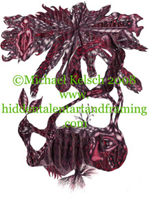 "Image Name" Figurative Art Gallery, Demon Art from Michael Kelsch