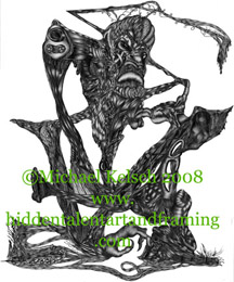 "Take A look" Figurative Art Gallery, Demon Art from Michael Kelsch